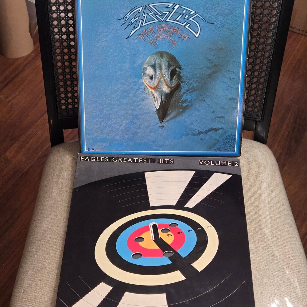 Eagles Greatest Hits Vinyl Lot (Vols 1 & 2)
2-LP rock collection bundle deal